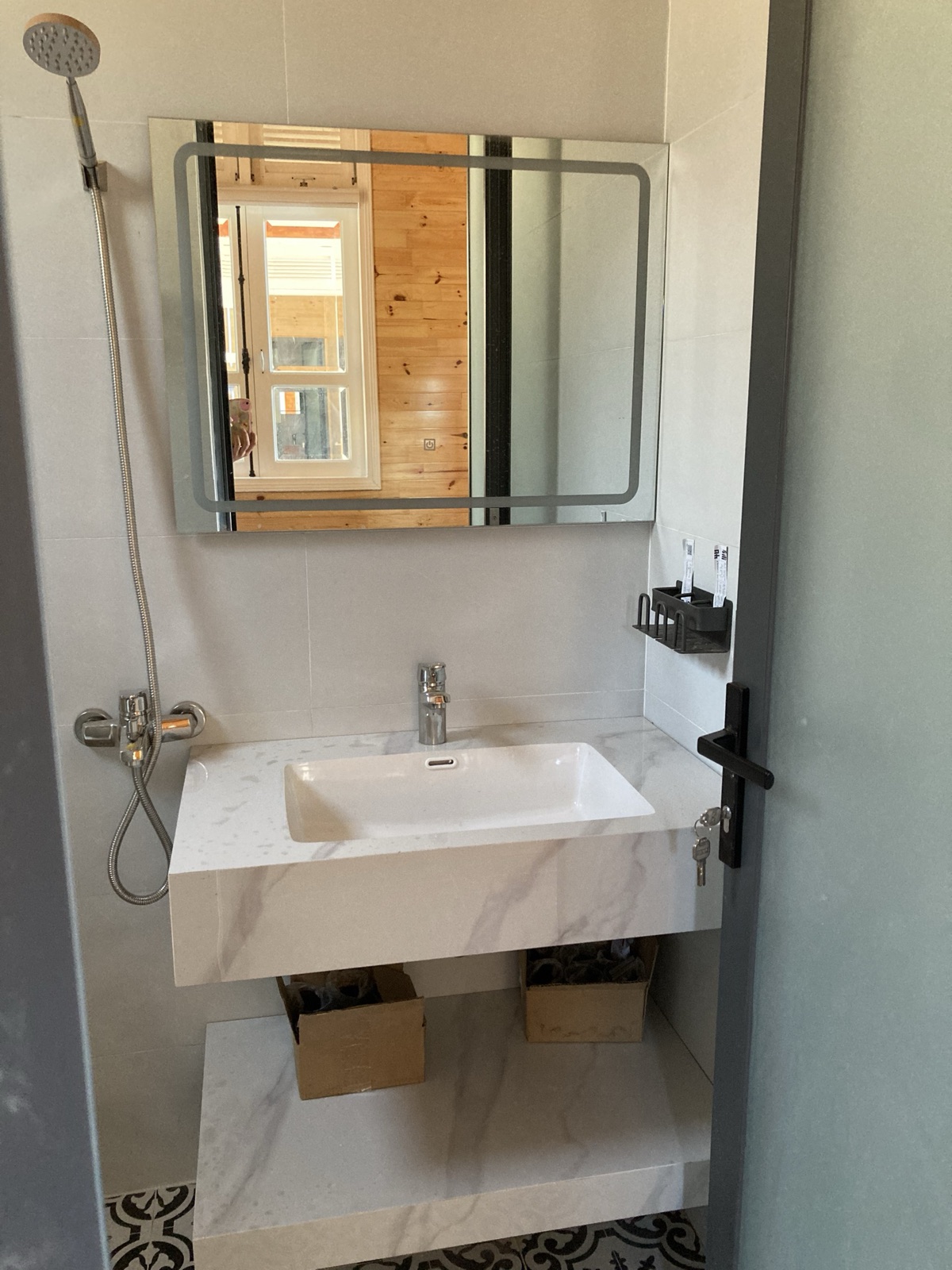 Phòng tắm đá cẩm thạch hiện đại